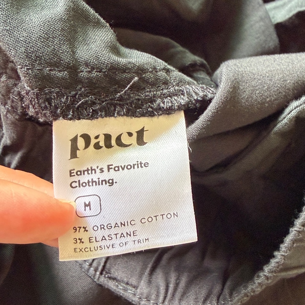 Pact Men's Boulevard Brushed Twill Pant Black - Picture 7 of 7